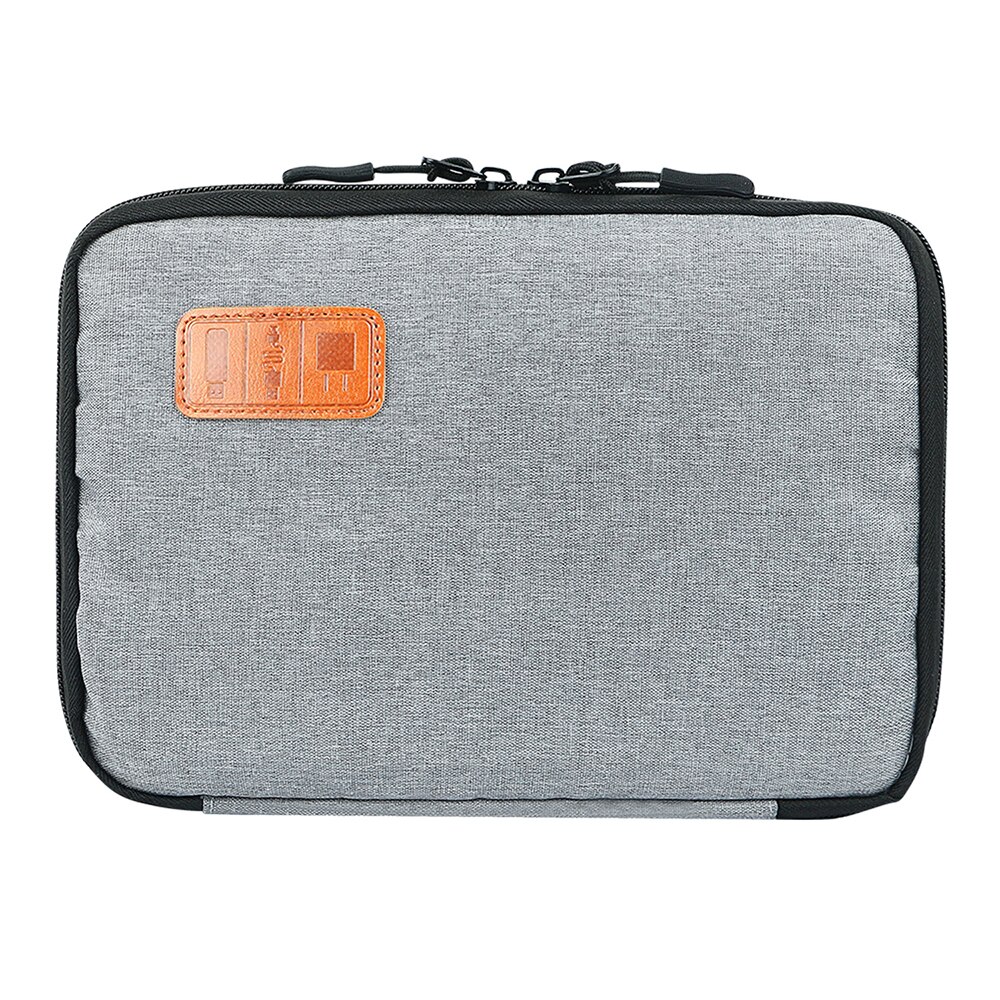 Organiser Bag, Travel Electronics Accessories Bag Organiser for Cables, Flash disk, USB drive, Charger, Power Bank, Memory Card.: gray