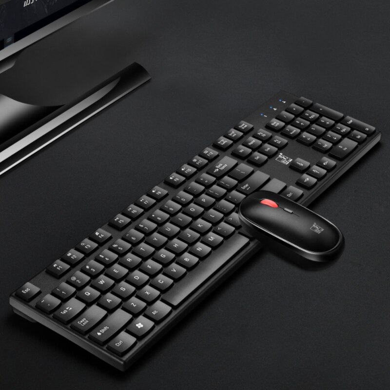 2.4G Wireless Keyboard And Mouse Combination, Waterproof, Compatible With Window XP, Vista, Win7, Win8, Win10