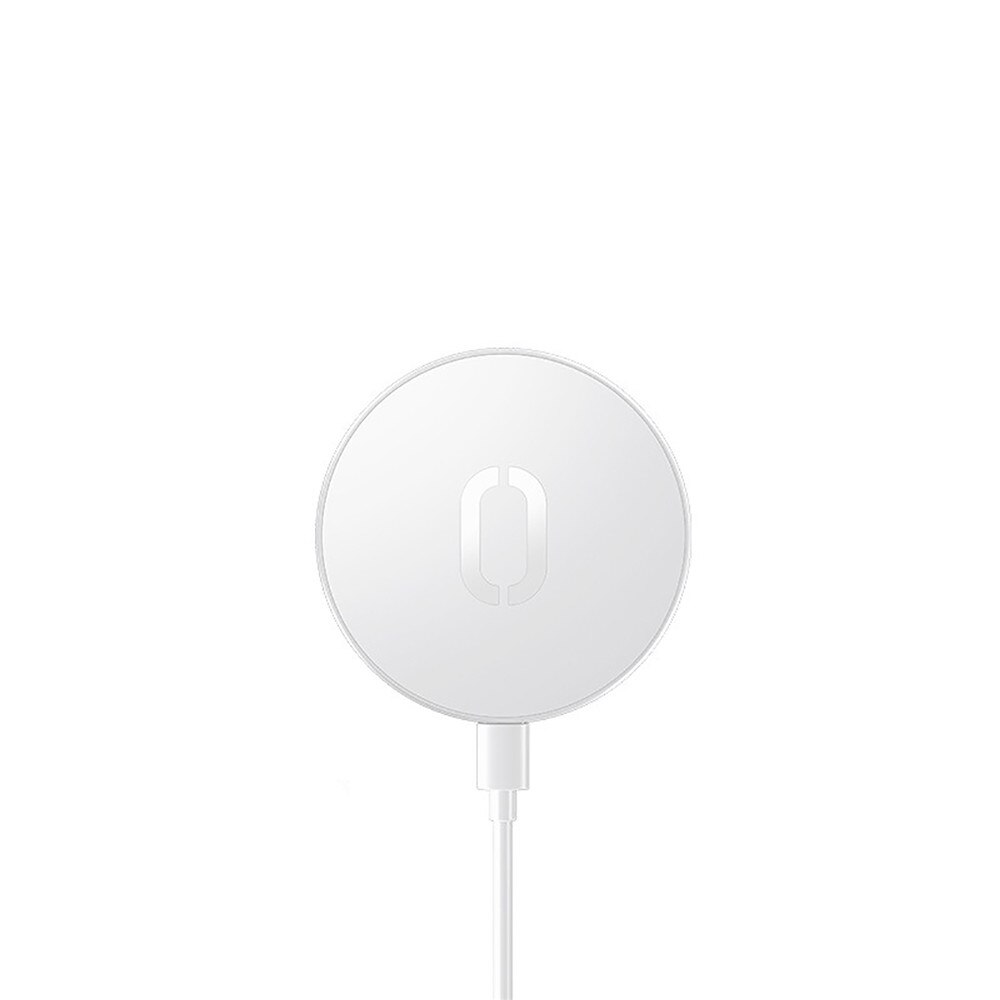 15w draadloze telefoonopladers voor de iphone 12- serie, magnetische snellaadstandaard voor de iphone 12 pro/pro max/mini-telefoon: Wit
