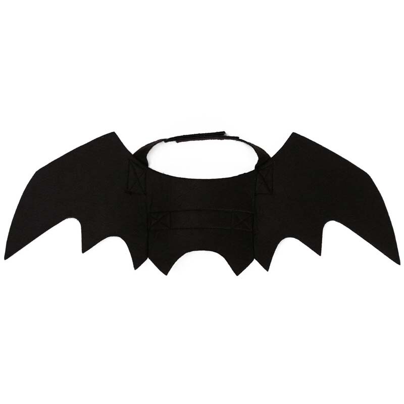 Halloween husdjur hund katt bat vinge kostym valp kattungar svart filt bat vinge för halloween fest maskerad dekor kostym tillbehör: Default Title