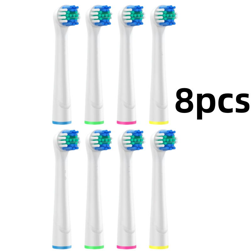 4-12 Stuks Vervanging Opzetborstels Geschikt Voor Oral B Elektrische Tandenborstel Zachte Vervang Opzetborstel Volwassenen Kinderen Tand Care tool: Ivoor