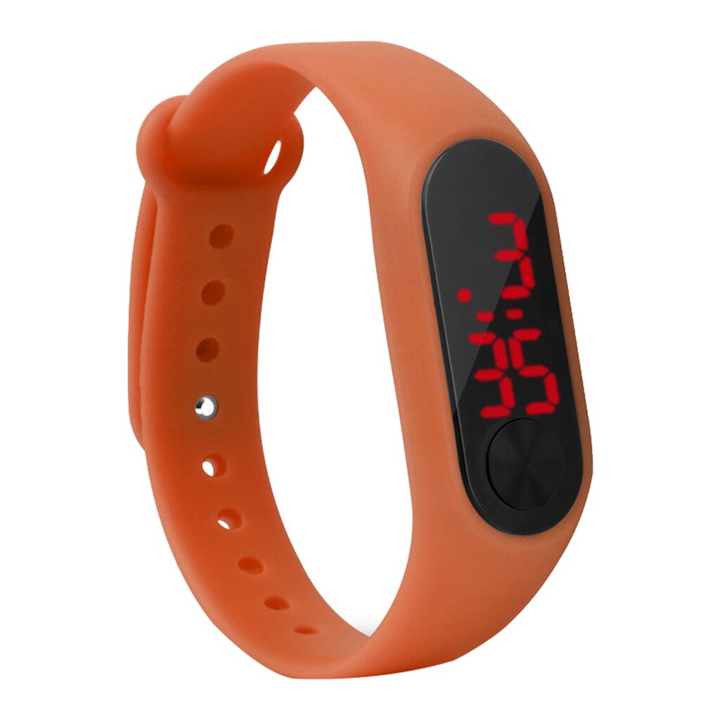Siliconen horloge digitaal touchscreen led polshorloge siliconen band voor kinderen