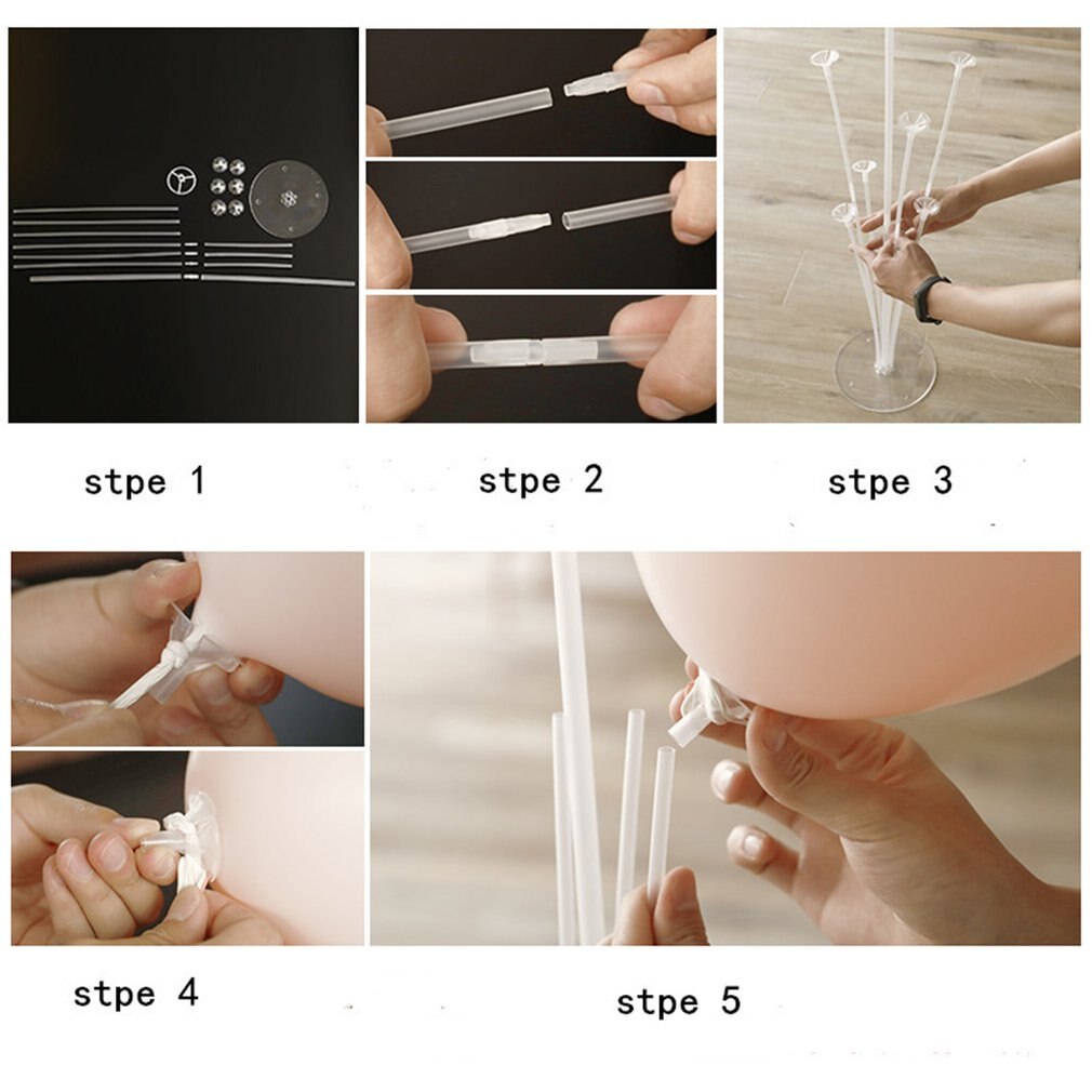 Birthday Party Decorations Plastic Balloons Stand Table Floating Balloon Support Rack For Wedding Party Balloon Stand