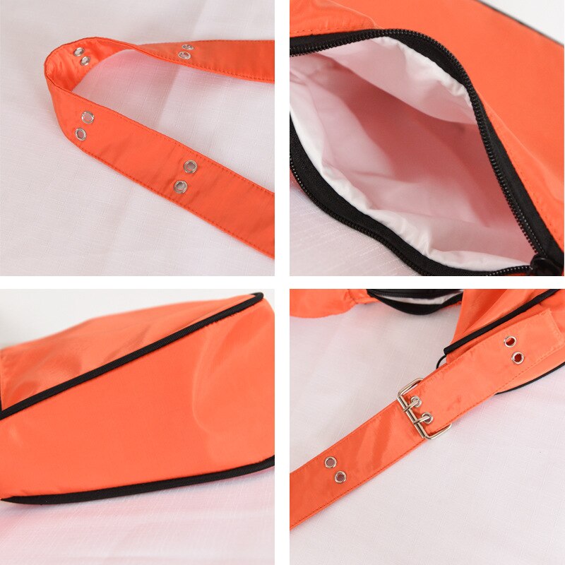 Casual Polyester Vrouwen Hobos Kleine Schoudertas Dames Messenger Bags Vrouwelijke Meisjes Daily Travel Oranje Oksel