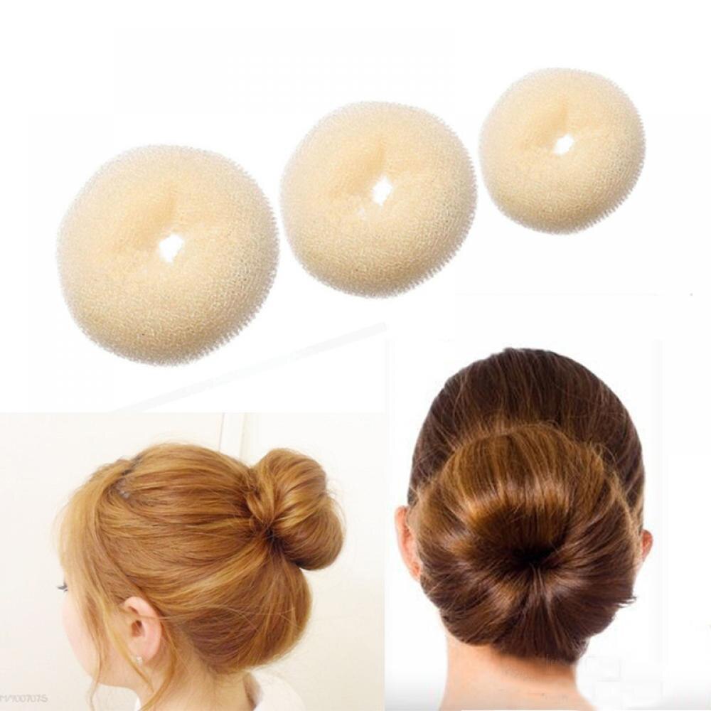 Bulle maker munk magisk skum svamp lätt stor ring hår styling verktyg frisyr hår accessoarer för flickor kvinnor dam
