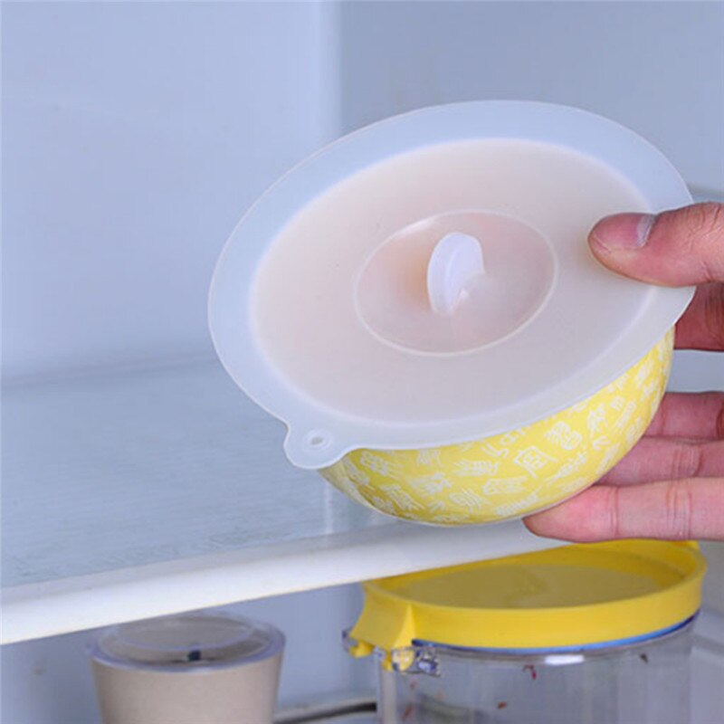 Silicone Leakproof Coffee Mug Suction Lid Cap Airtight Seal Cup Cover Cup Lid Kitchen Accessories