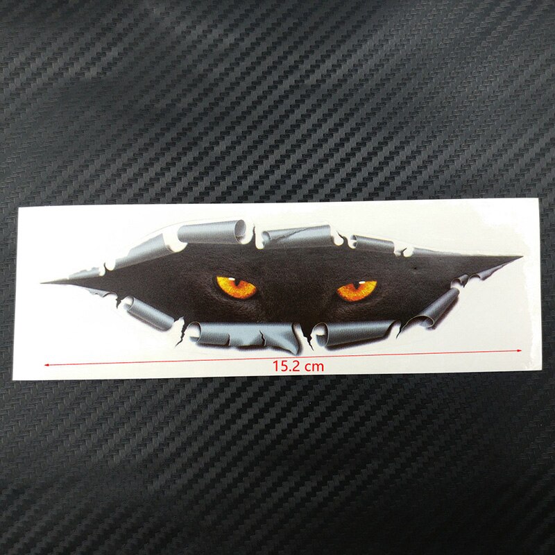 Decoratie auto sticker decoratief vervangen accessoire raam luipaard oog gluren
