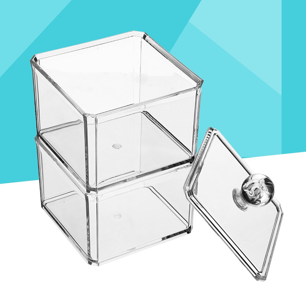 1 Pc Acrylic Transparency Food Storage Box Double ... – Vicedeal