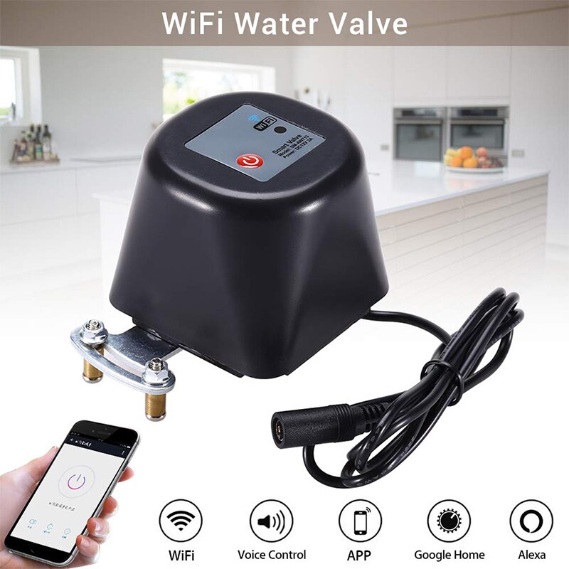 Tuya Smart WiFi Gas Water Valve Manually Open Valve Home Zigbee Automatically Shut-Off Controller Support Alexa Google Home
