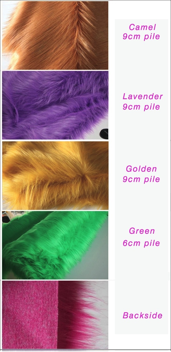 Lange Stapel Bont Stof Faux Fur stof Kostuums Cosplay Fotografie Achtergronden Photo Props 60 "Breed Verkocht Door De Werf