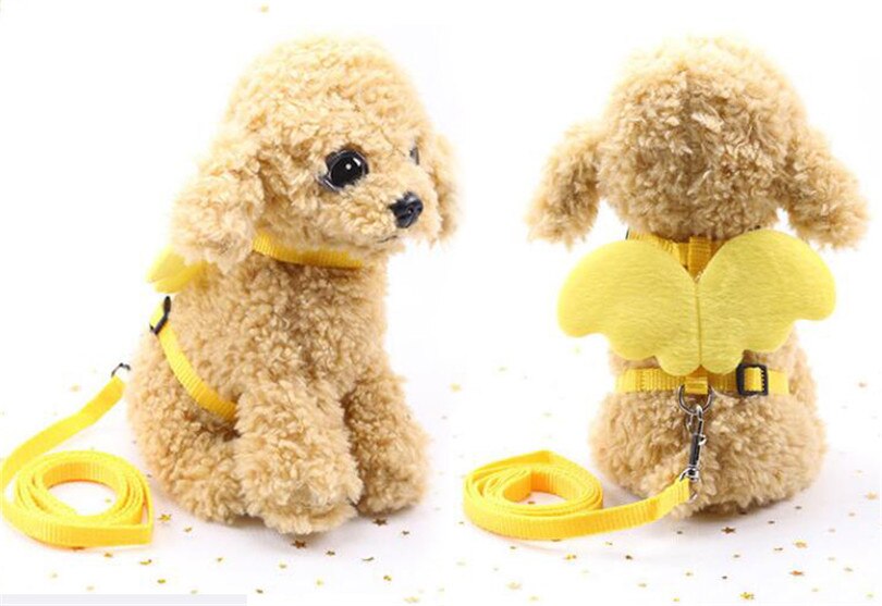Harnais collier de harnais pour chien | Joli harnais et laisse pour animaux domestiques, ensemble pour chiot chat de plein air, pour chien Chihuahua Pug bouledogue