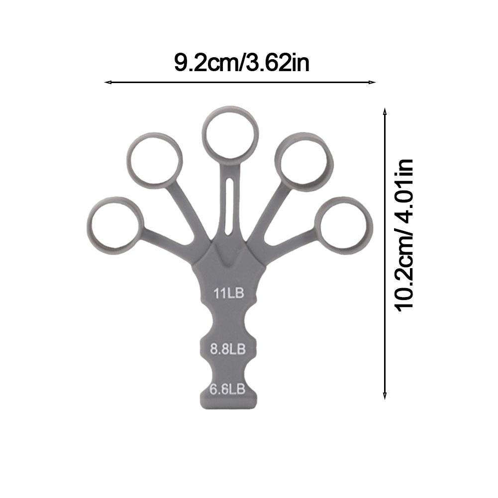 Ejercitador de agarre de silicona para dedos, fortalecedor de dedos, entrenamiento de guitarra, gimnasio, Fitness, entrenador, accesorios de equipo deportivo