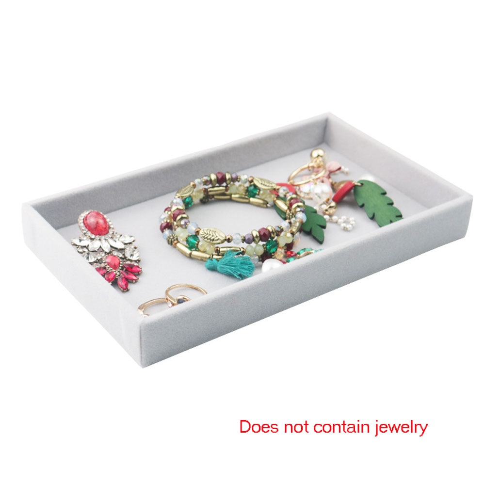 1Pc Drawer DIY Jewelry Storage Tray Ring Bracelet Box Jewelry Organizer Earring Holder Small Size Fit Most Room Space