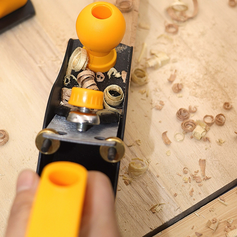 Adjustable Wood Bench Planer DIY Hand Tool Woodcraft for Cutting Polishing Deburring Surfaces Easy to Use Portable