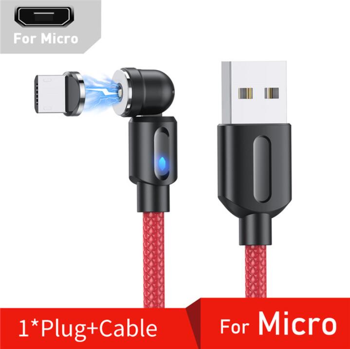 3A QC 3.0 60W USB C a USB tipo C cavo USB C PD caricabatterie rapido cavo dati USB-C tipo c cavo per Huawei Xiaomi Samsung one plus: 1m / Red For Micro