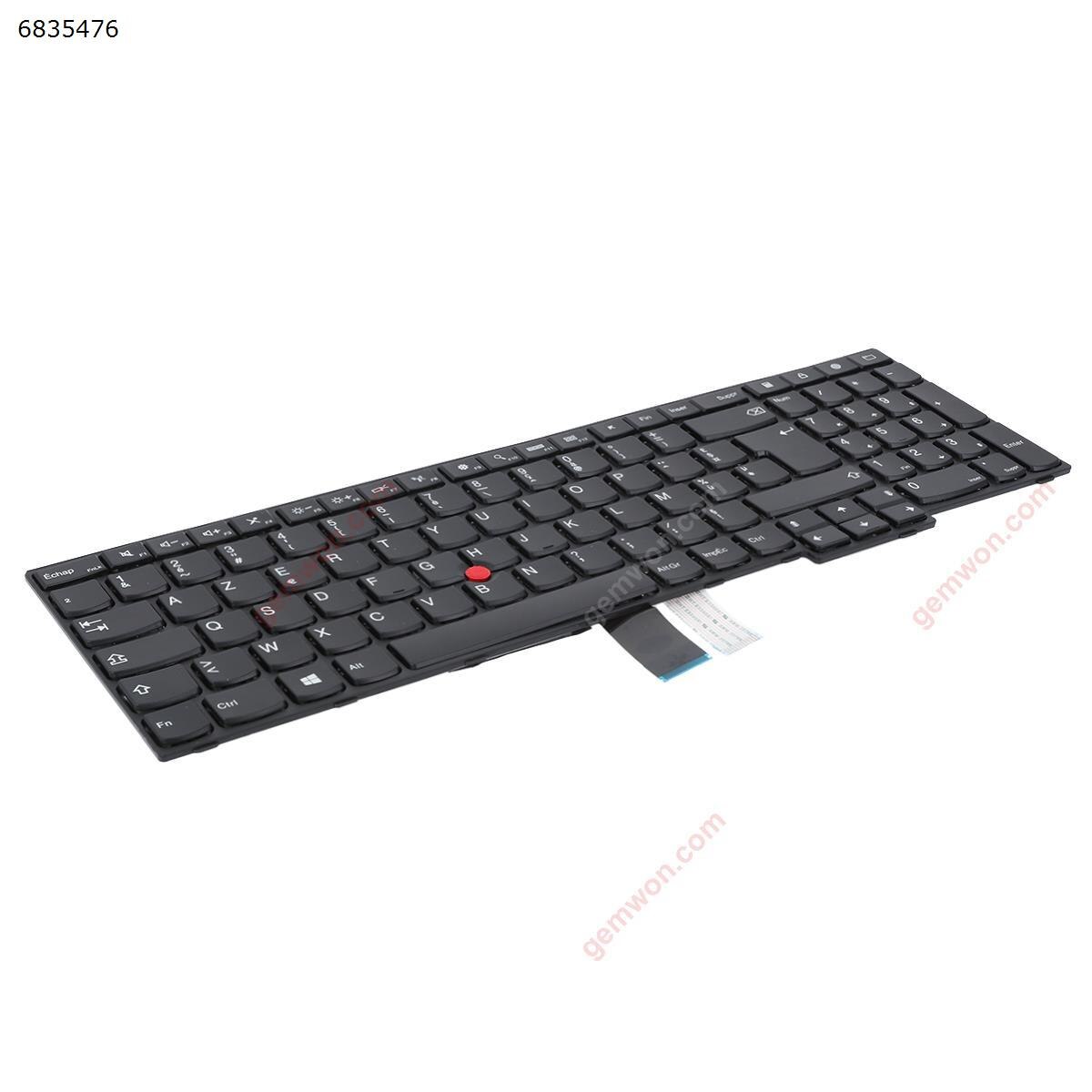 Franse Azerty Vervanging Toetsenbord Voor Lenovo Thinkpad E550 E550C E555 E560 E565 E560C Laptop Met Pointer