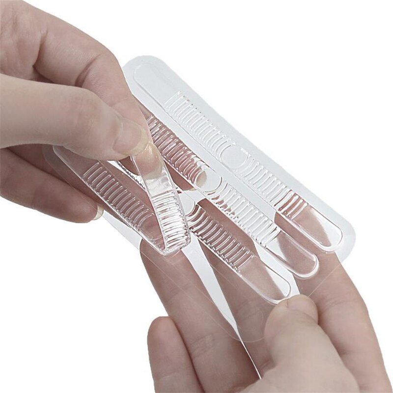 4 Stuks Siliconen Inlegzolen Voor Schoenen Anti Slip Gel Pads Foot Care Protector Voor Hak Anti Wrijven Kussen Pads Schoenen inlegzolen Insert