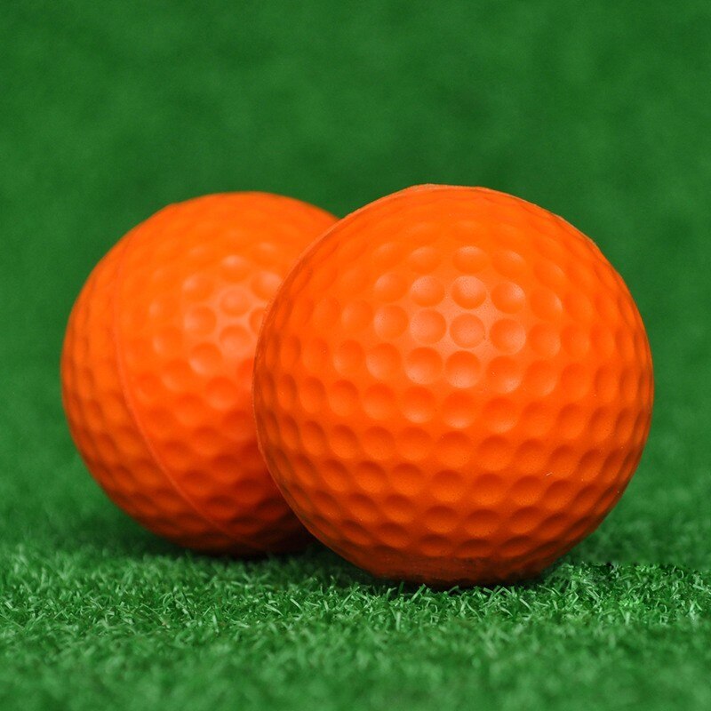 1pc golftrainer opblaasbare golfbal stempelmarker golf pu-bal oefenbal voor binnen speelgoedbal golfclub accessoires golftrainer