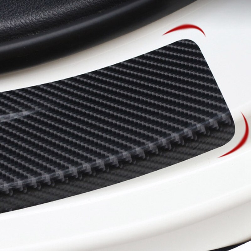 Universele Auto Styling Sticker 4 Stuks Set 3D Carbon Fiber Instaplijsten Scuff Plaat Guards Dorpels Protector Auto Accessoires