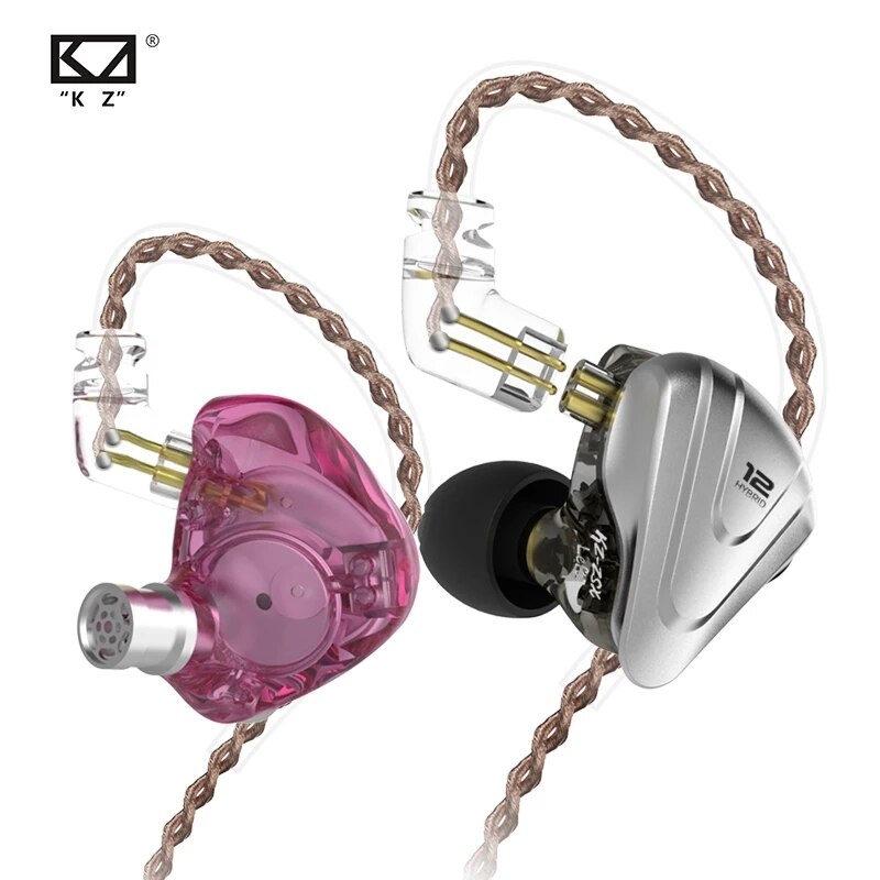 ZSX Terminator métal dans l'oreille écouteurs 12 unités hybride 5BA + 1DD HIFI basse écouteurs casque antibruit casque moniteur oreille