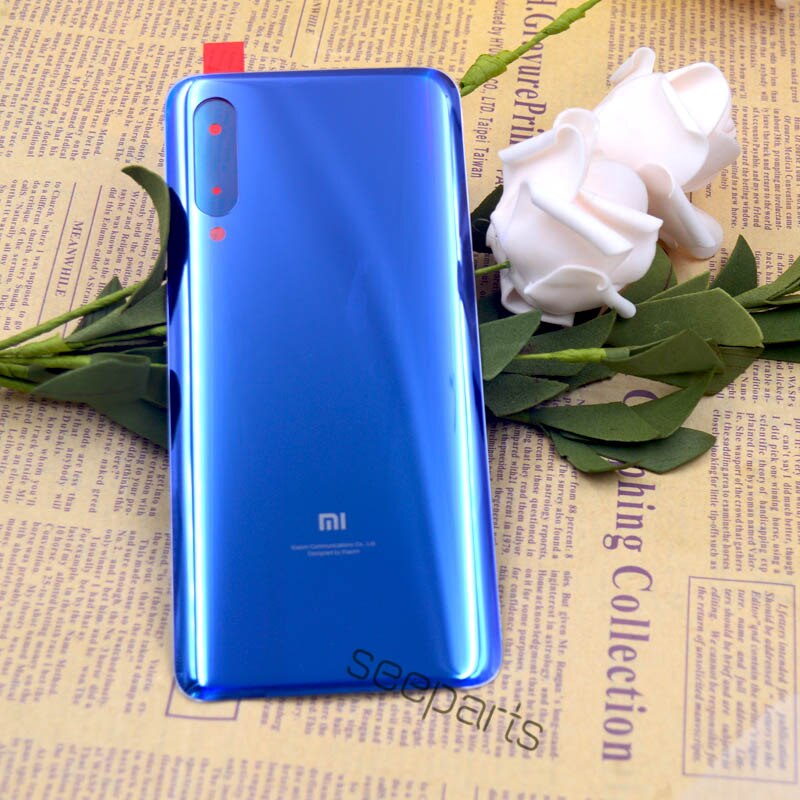 for Xiaomi mi 9 Back Battery Cover Rear Door Housing Case Glass Panel Mi9 SE Replacement Parts For xiaomi mi 9 Battery Cover