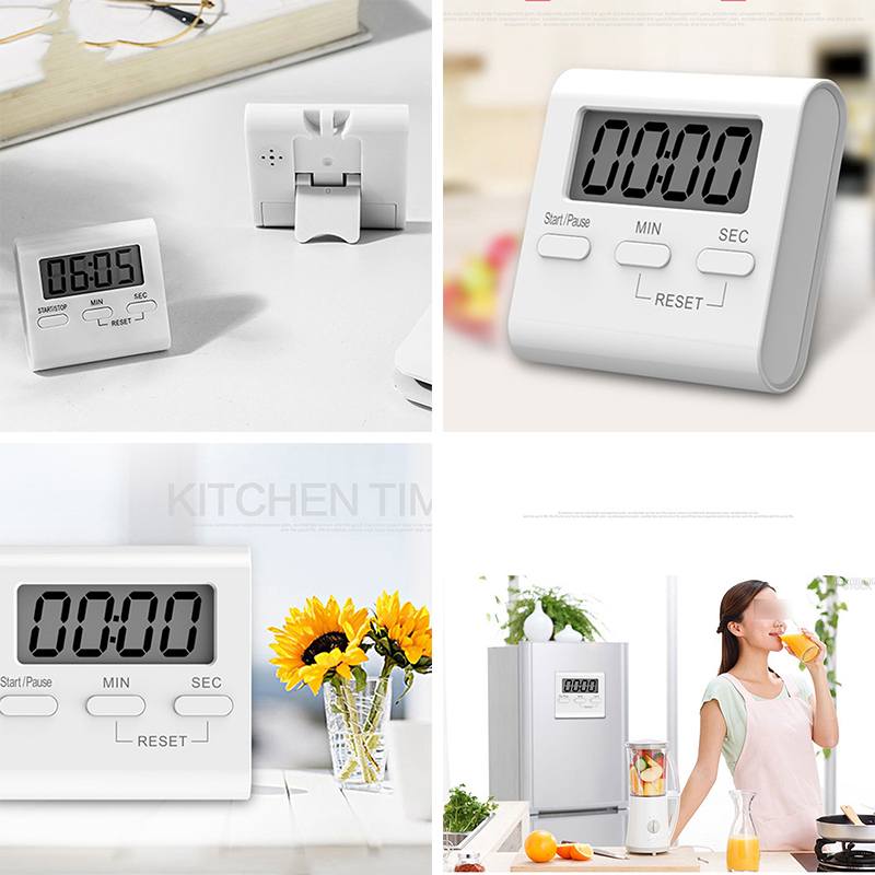 Digitale kookwekker Kookwekker LCD Digitale handmatige countdown-timer Mechanische digitale kookwekker Magnetische keukengadgets