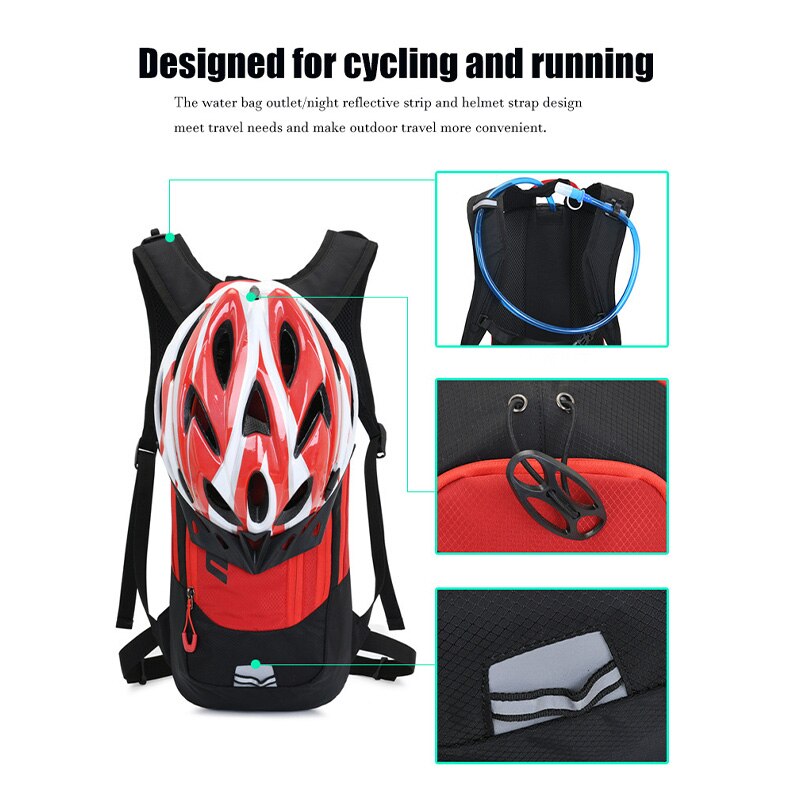 JUNLETU 20L Cycling MTB Backpack /Nylon Fabric/ Night Reflrctive/ Cycling Hydration / Outdoor Camping Hiking Treking Rucksack