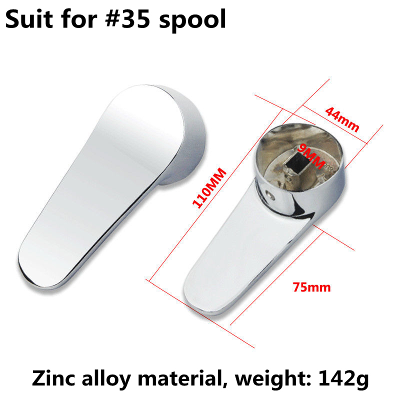 Bathroom Faucet Single Metal Lever Handle Kit 35mm 40mm For single lever pressure balance bath and shower faucets Accessories: 35mm-Alloy2