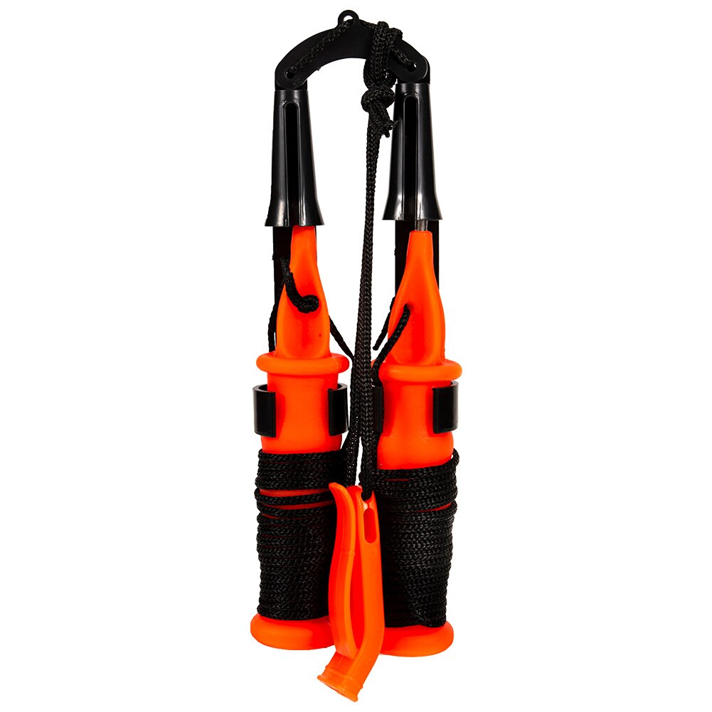 Outdoor Ice Fishing Safety Pick Handheld Spikes Life Preserver with Lanyard Fishing Tackle Tool Supplies