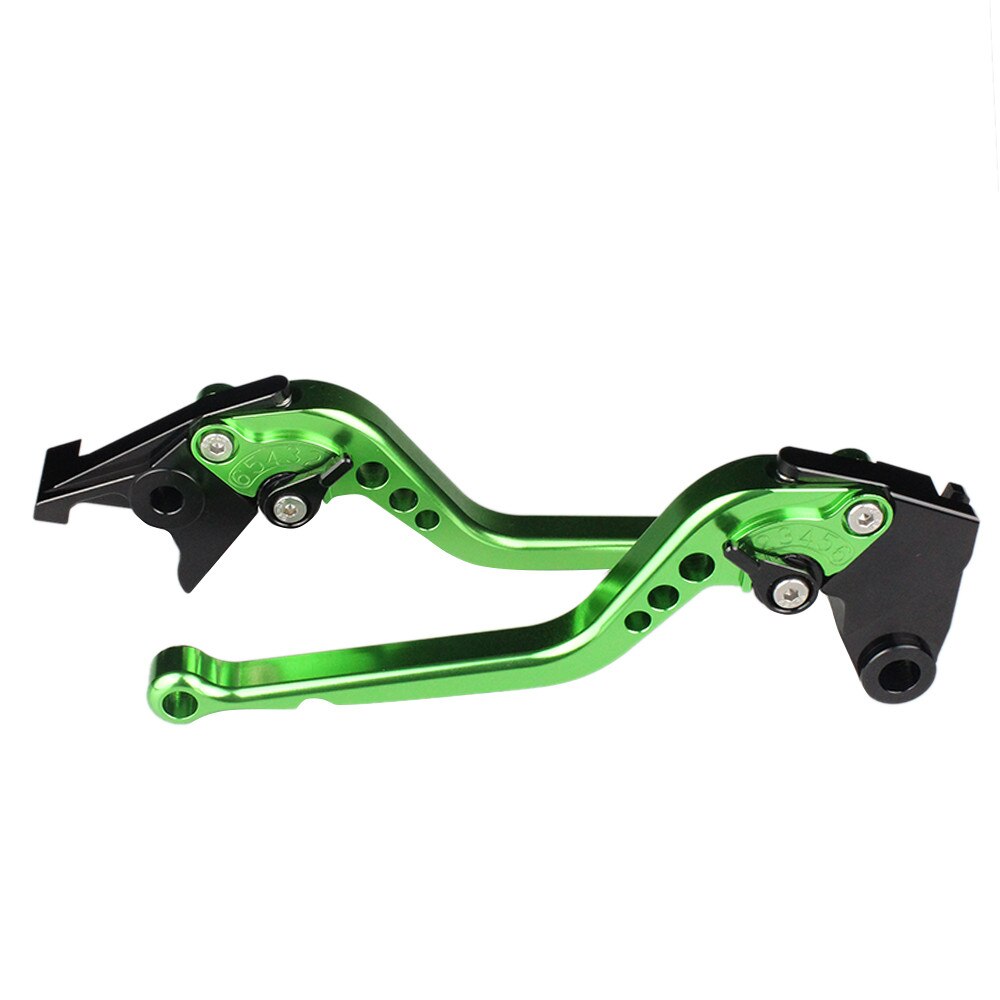 För zongshen cyclone  rx3s rx4 cnc motorcykel broms kopplingsspak aluminium justerbar broms spak kopplingshandtag: Lång grön