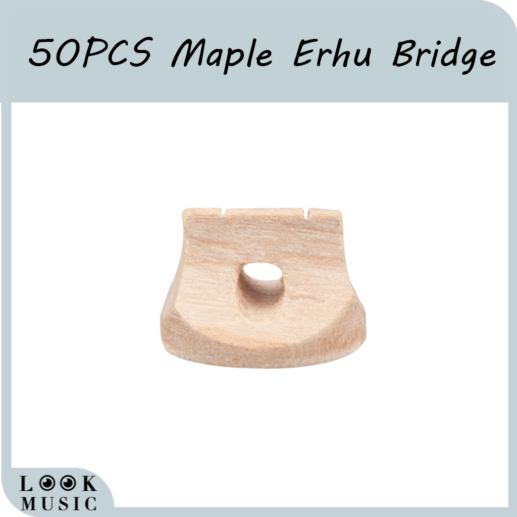 50 Stuks Chinese Erhu Code Standaard Maple Erhu Instrument Brug Mazi