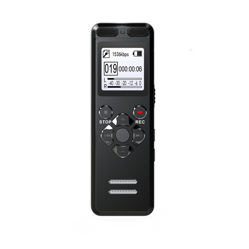 Mini Digitale Metalen 1536kbps Voice Recorder Pen Lange tijd Opname Voice Activated Ruisonderdrukking Dictafoon MP3 Speler USB