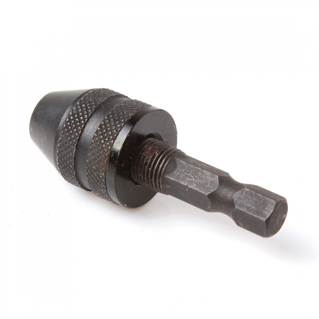 Alloy Rotary Tool Mini 0.3-4mm Keyless Drill Bit Chuck Adapter Screwdriver