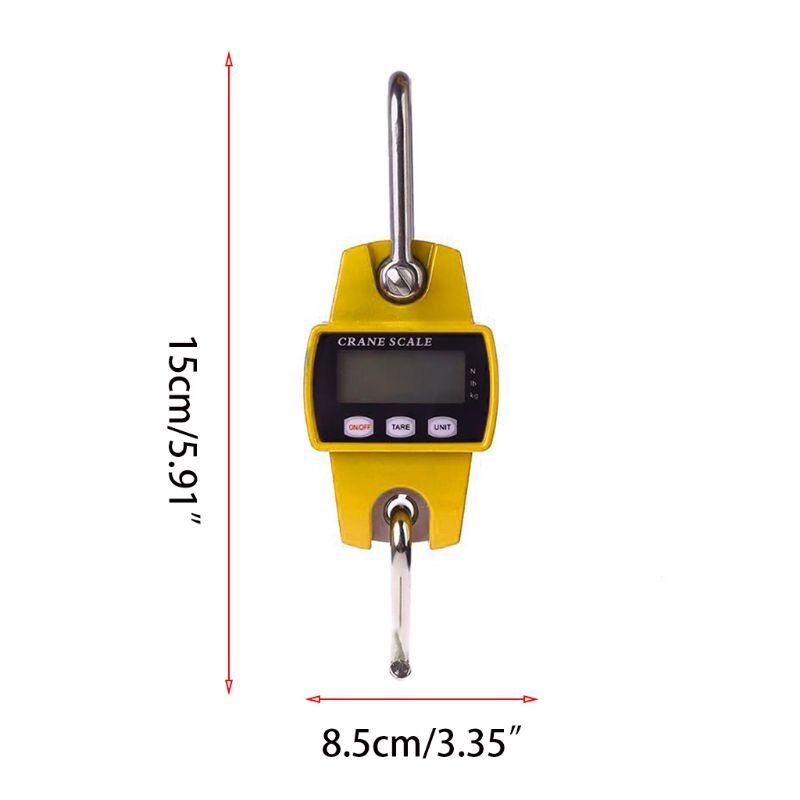 Digital Crane Scale Mini Hoist 300 kg / 50 Industrial Heavy Duty Hanging Scales B85C
