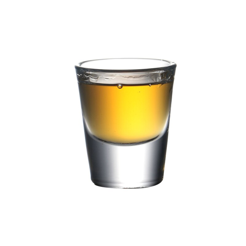 Set  of 6 1 ounce mini whiskyglas maskintillverkade blyfria glas sprit glas snapsglas 30ml