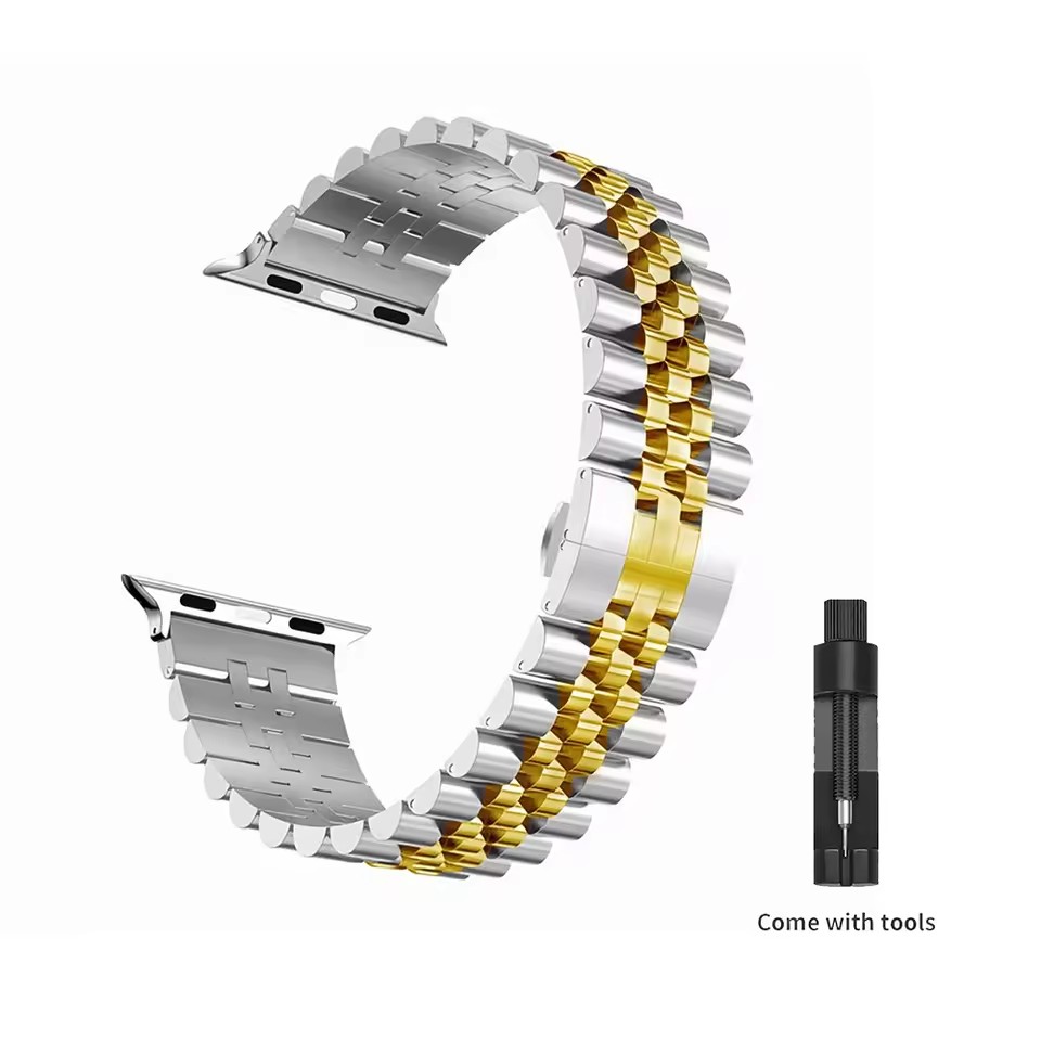 Stalen horlogeband voor Apple Watch Ultra Band ultra 49 mm 40 mm 44 mm Metaal 38 mm 42 38 IWatch-serie 10 9 8 7 6 SE 5 4 45 mm 46 mm: Red black / 12mm