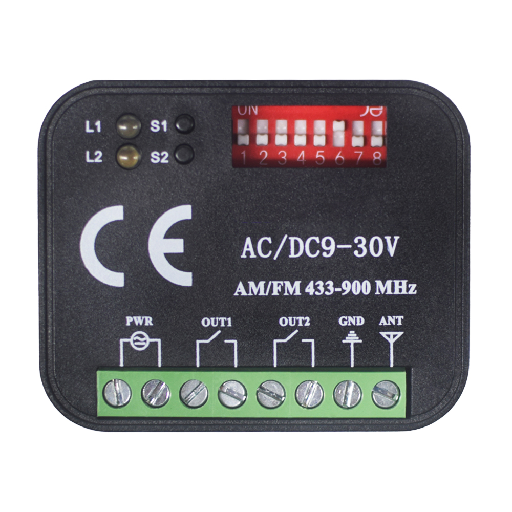 HORMANN Garagedeurontvanger 868 MHz Afstandsbediening 868,35 MHz Schakelaar voor poort: WIT