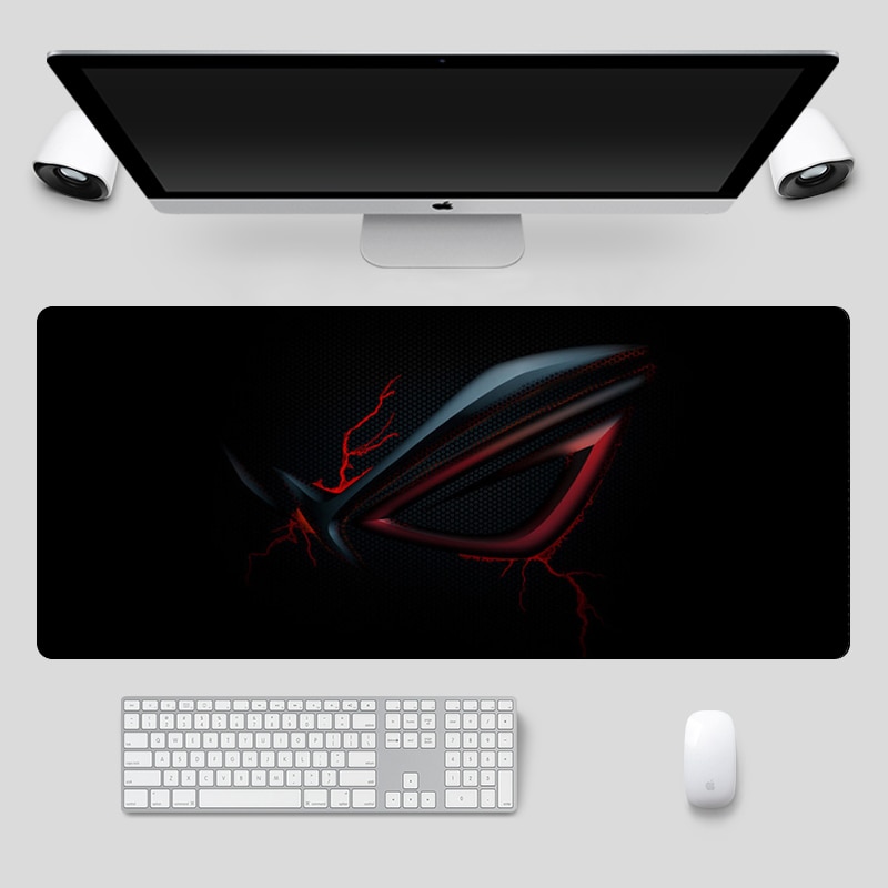 90x40cm grande ASUS Gaming Mousepad república de Gamers teclado almohadilla bloqueo borde goma ordenador portátil Escritorio mat