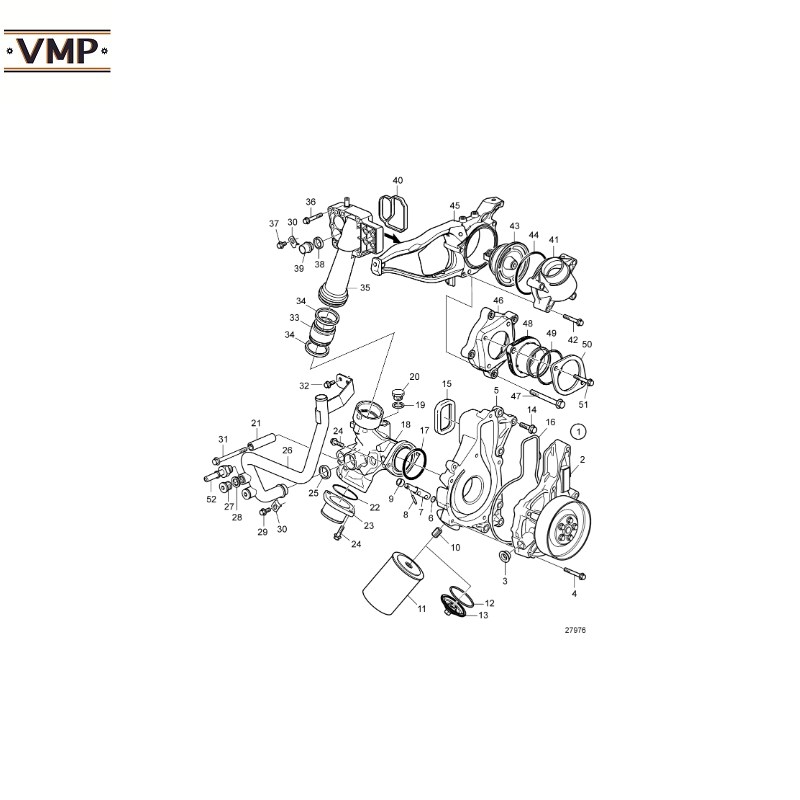 20430678- tætninger til  a25d, a25e, a25f, a25g a30d, a30e, a30f, a30g leddelte dumpere-vmp