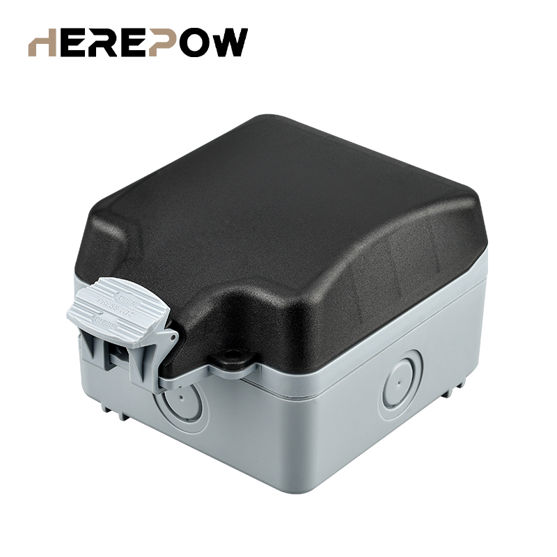 Herepow IP66 Wasserdicht Wetterfeste Steckdose Schutz Kasten, 1 einstellen von Universal- / UK Standard Neon- Schalt Verkaufsstellen