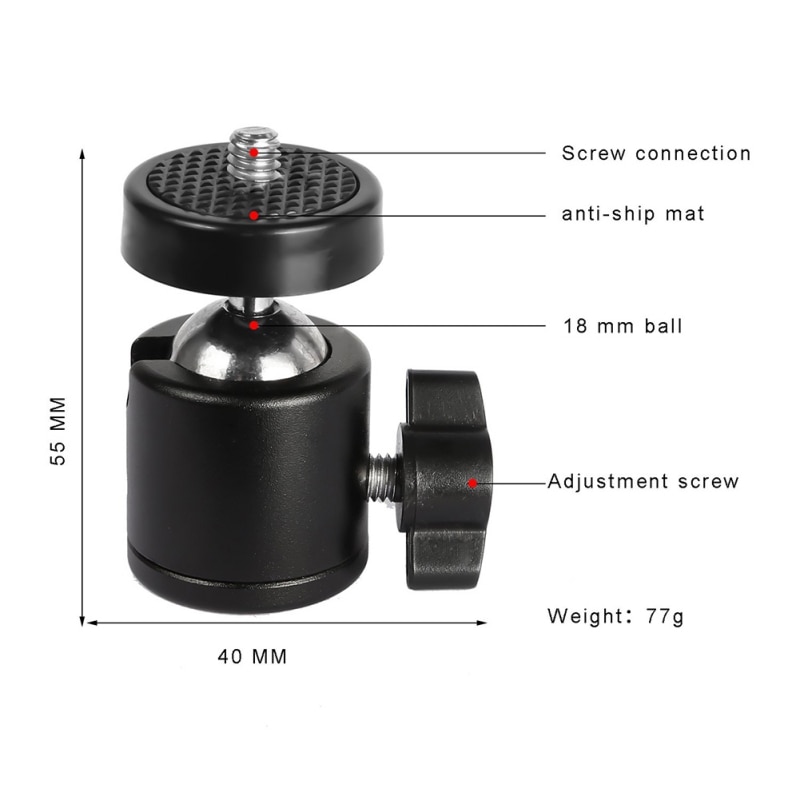 Til htc vive fyrtårn base station kamera kamera kuglehoved kamera mini kuglehoved til htc 360 graders stativ adapter