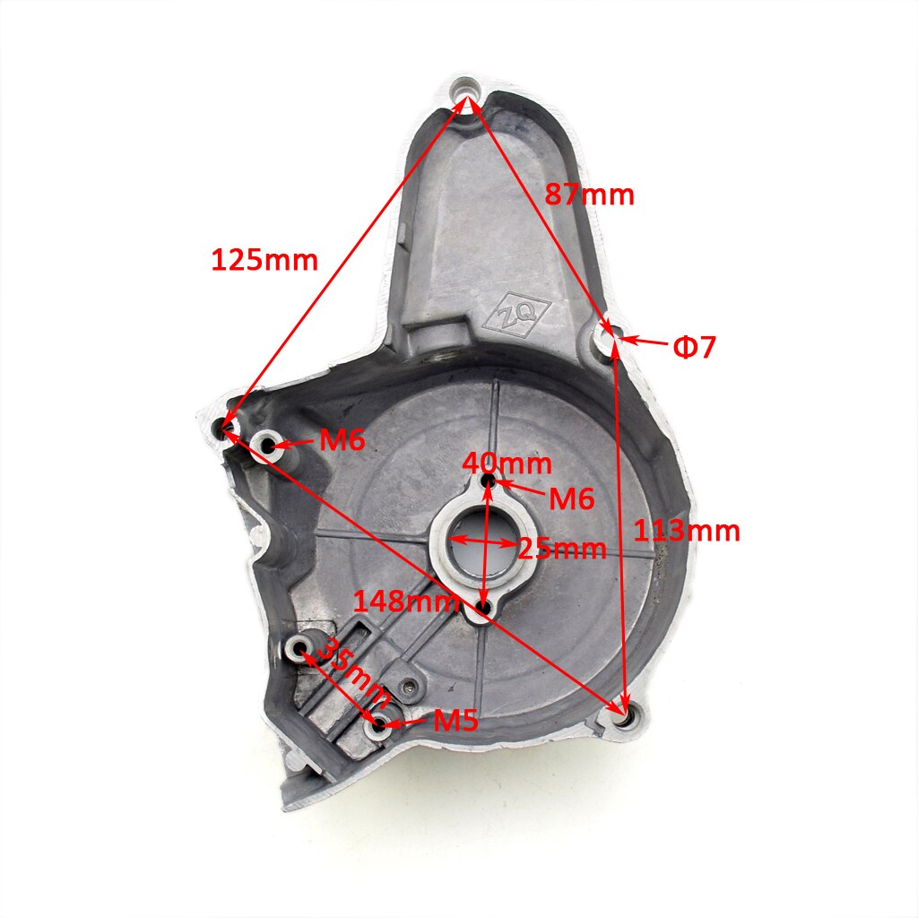 Magneto Motor Motor Case Behuizing Cover 2 pole Stator Cover voor 70cc 90cc 110cc 125cc Go Karts Pit Dirt Bik ATV Quad