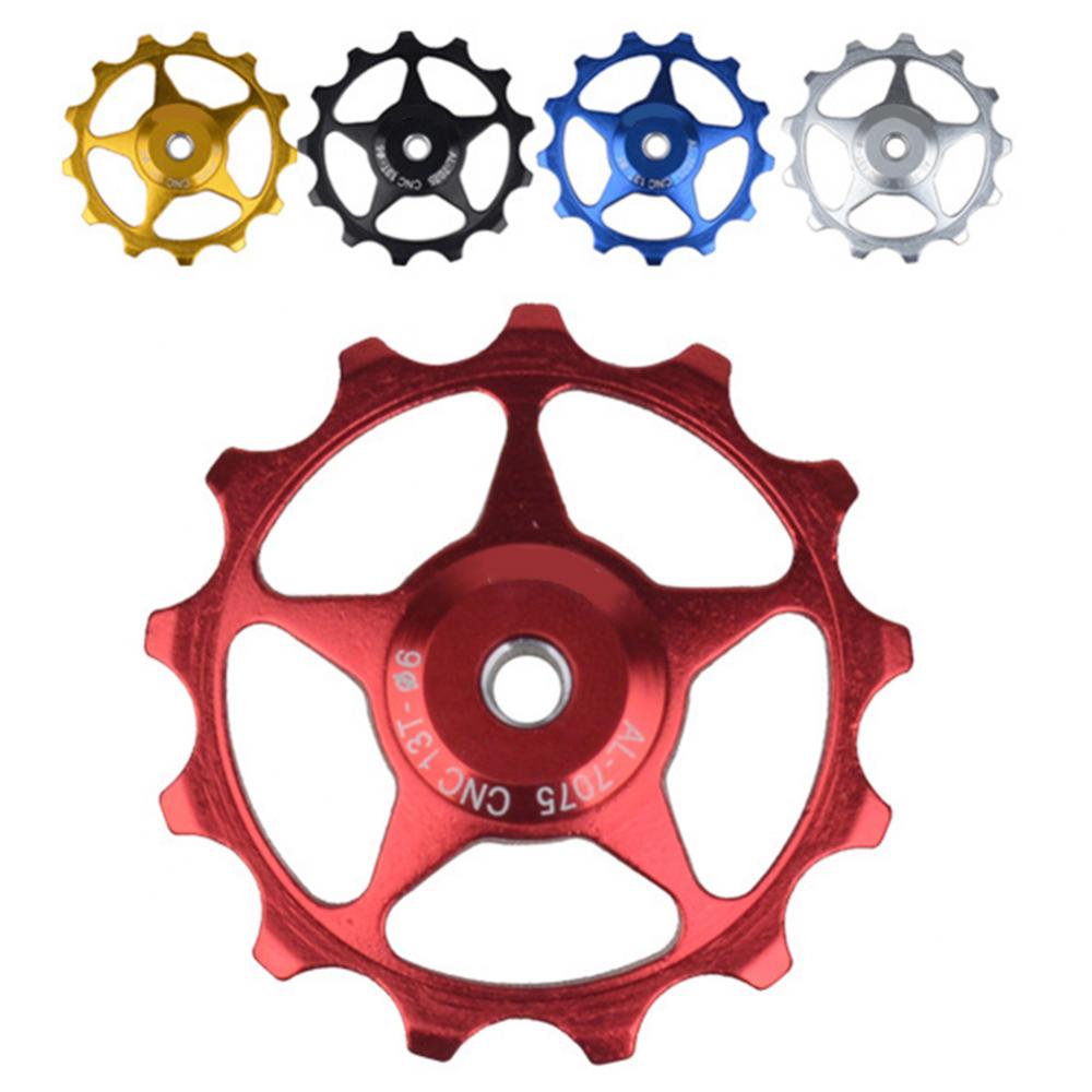 Rear Derailleur MTB Replacement Aluminum Alloy Road Bike 11T/13T Guide Cycling Wheel Pulley Bicycle Accessories Parts
