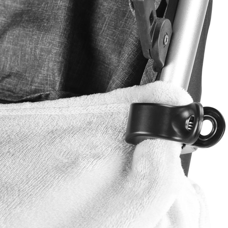 4 Stück multifunktionale Kinderwagen-Klammern, Kinderwagen-Decken-Clips für Sonnenschutz, Kinderwagen-Spielzeughalter, schützt vor dem Sonnenwind
