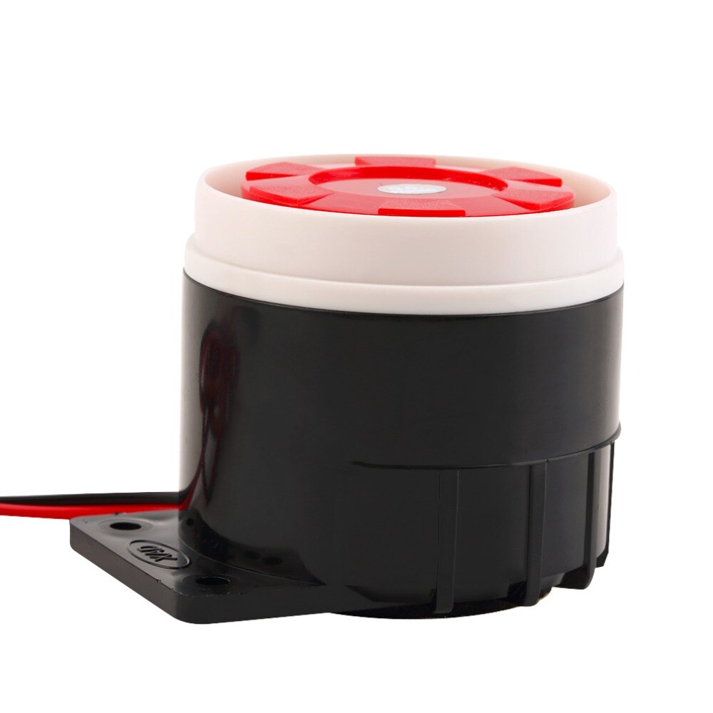 1Pcs Super Loud 120dB Sound Alarm System Compact DC 12V Indoor Siren Durable Wired Mini Horn Siren For Home Security