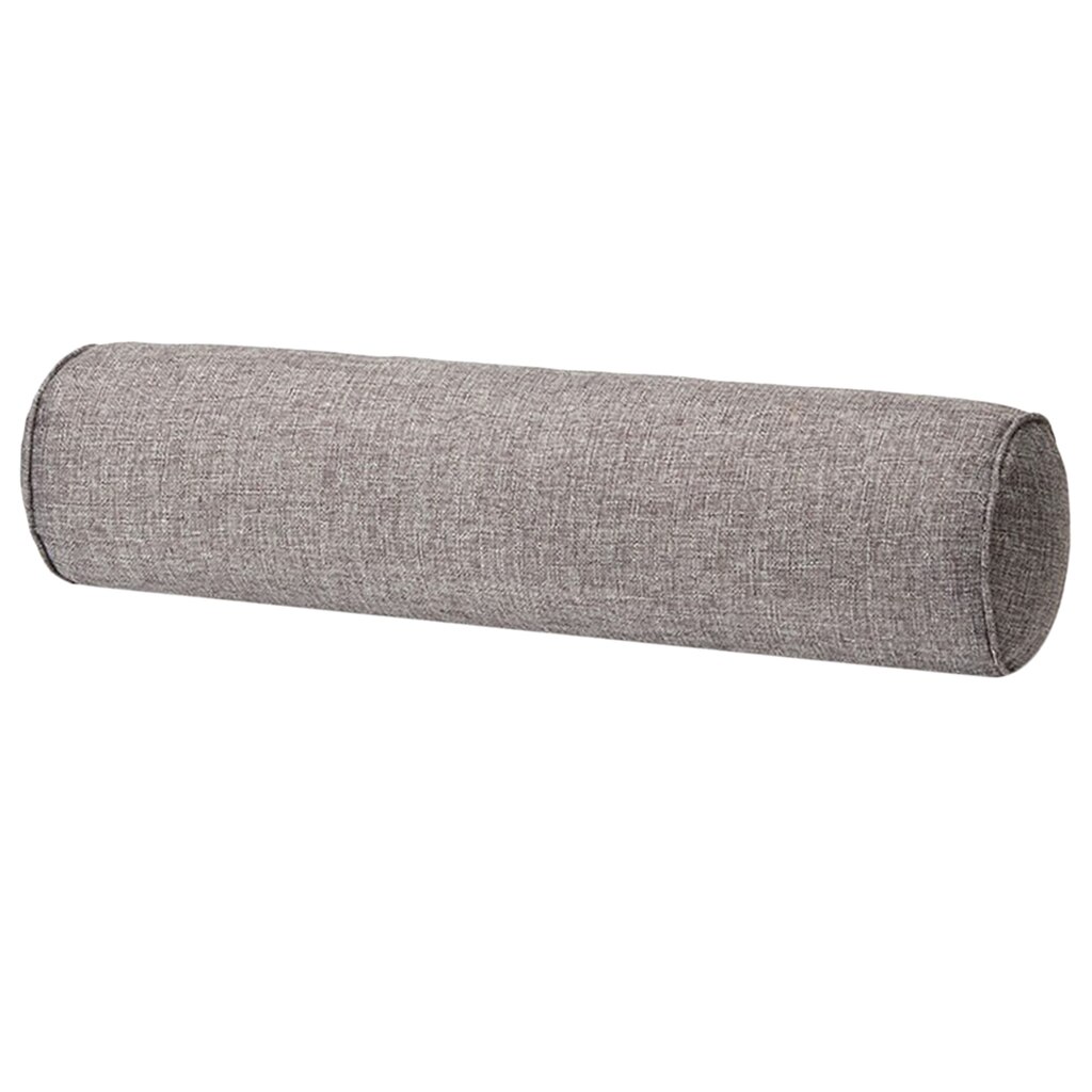 Firm Lumbar Roll, Seat Cushion for Lower Back, Backrest for Car or Office Chair: Smoke Gray