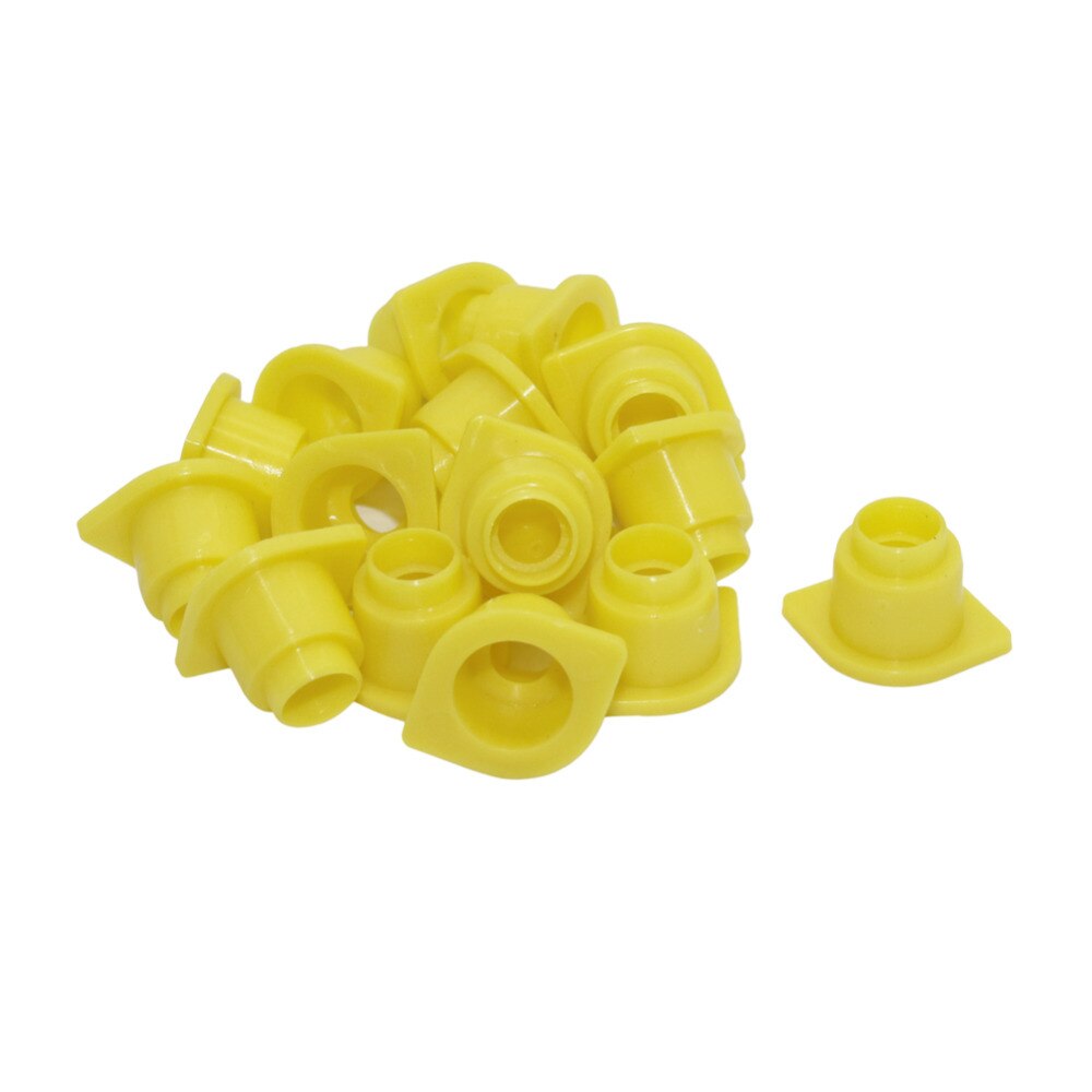 30 pièces abeille reine roi Cage accessoires apiculture fertilité roi jaune piédestal garde Longwall bouclier reine Cage couverture outils