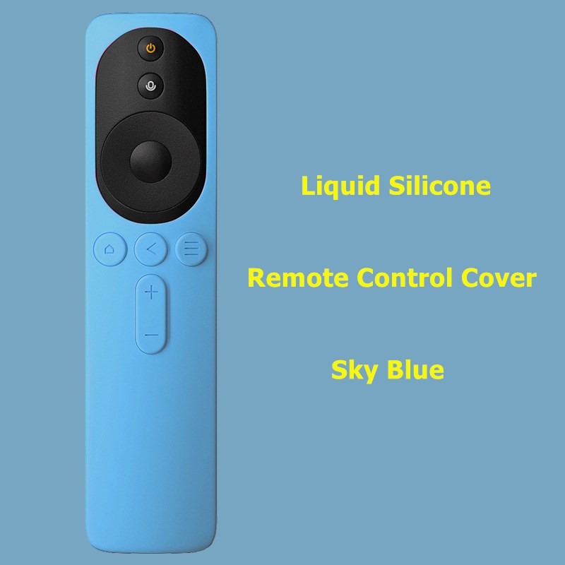 Funda de Control remoto de silicona para Xiaomi TV Mi 4A 4C 4X 4S, funda protectora antideslizante a prueba de polvo, 1 ud.: Sky Blue