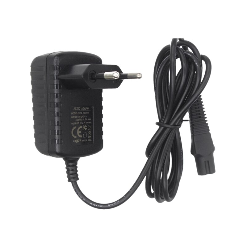 Fuente de alimentación de 12V, cable de carga, reemplazo de Afeitadora eléctrica, cargador de maquinilla de afeitar para Braun, recortadora de barba serie Z20 Z30 Z4 para modelos 38