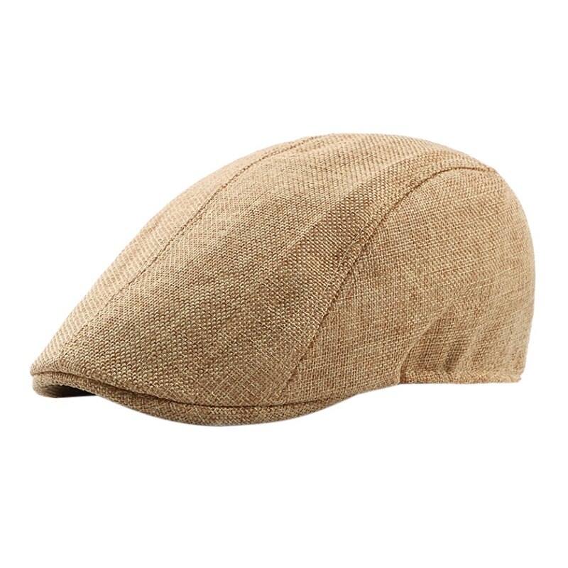 Baret sommerhat simpel light board kasket kvindelig england ensfarvet åndbar mesh fremad cap
